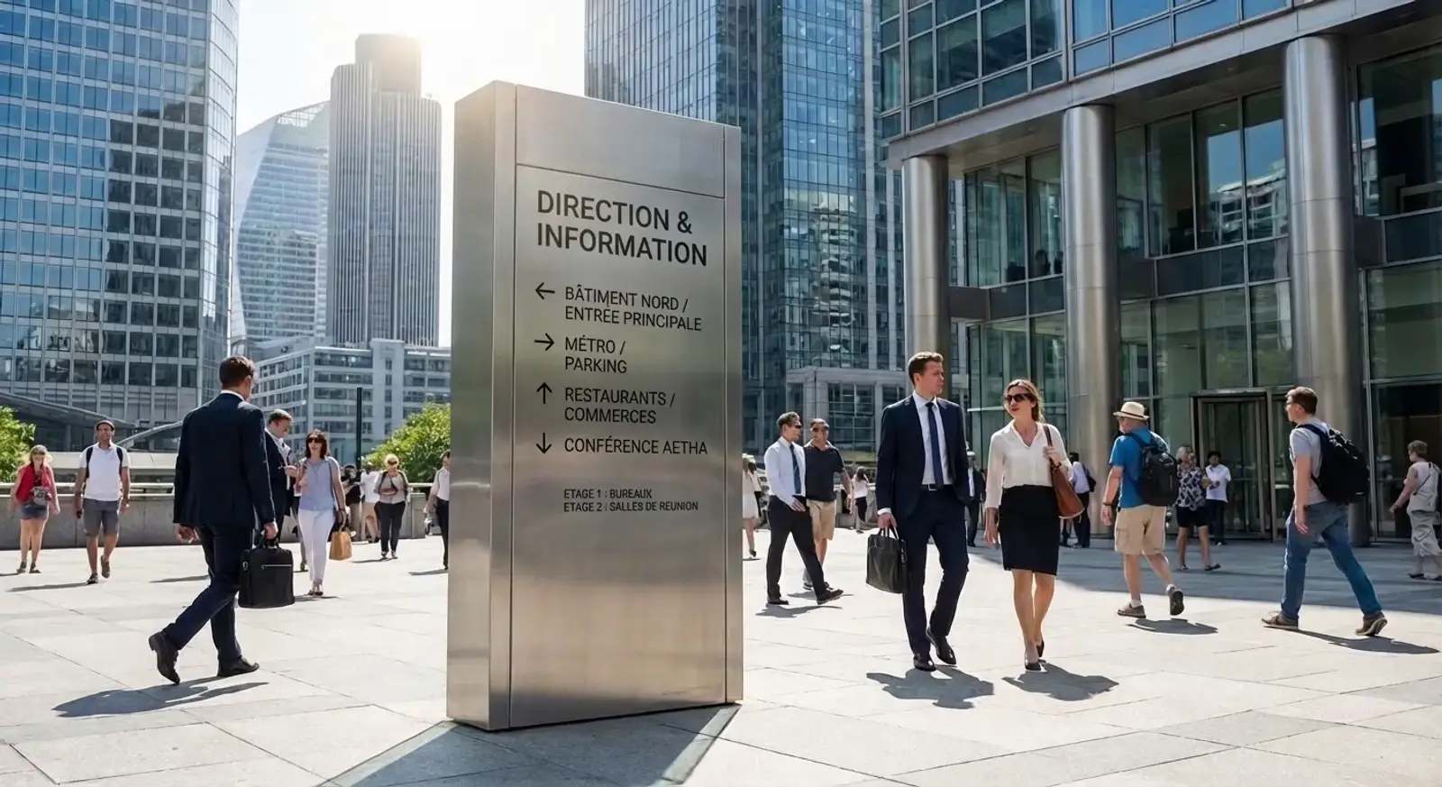 Totems & signalétique extérieure | Monsieur Enseigne