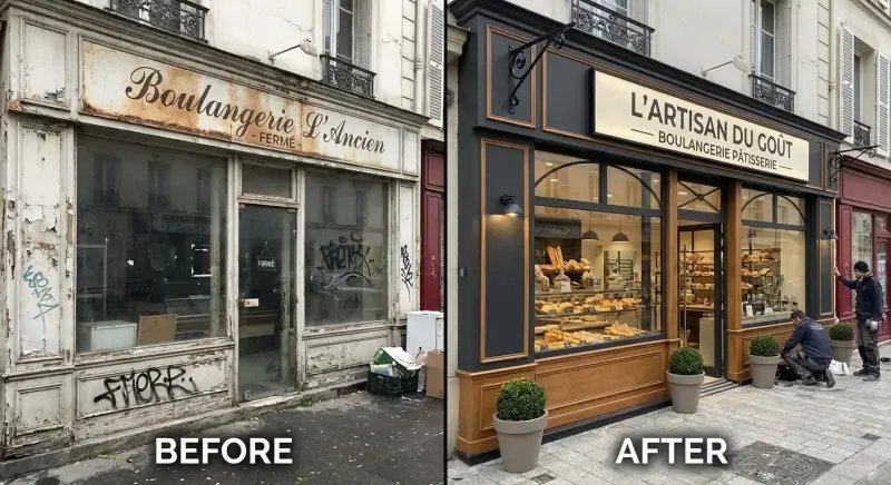 Rénovation de devanture - Habillage de façade | Monsieur Enseigne